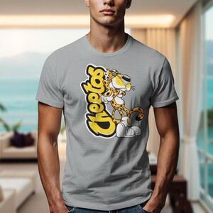 Cheetos Chester Cheetah Graphic T Shirt Size Small #52